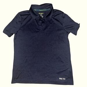 Tek Gear Navy Blue Dri-Tech Polo Shirt - Size 8/Small